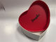 Kırmızı Karton Kalp Kutusu Manyetik Kapalı CMYK Karton Kutusu